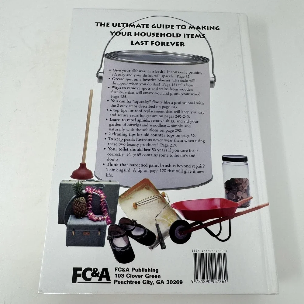 Vintage Fix It, Clean It,‎ And Make It Last Editors FC&A White PB USA 1998